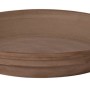 Deroma Untersetzer Standard, 11 cm, Mocca, aus Terrakotta für Pflanztöpfe.