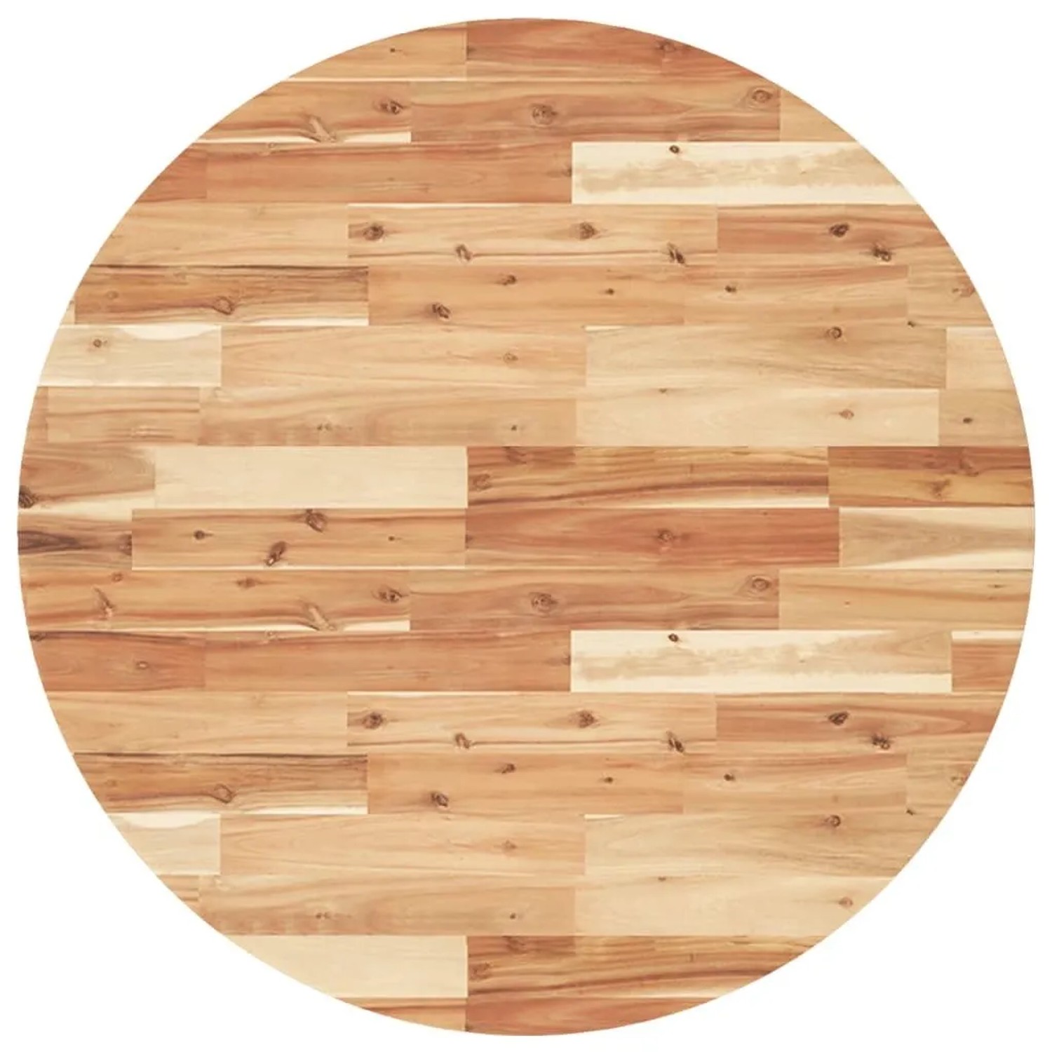 vidaXL Tischplatte Rund Ø90x2 cm Massivholz Akazie 4008699