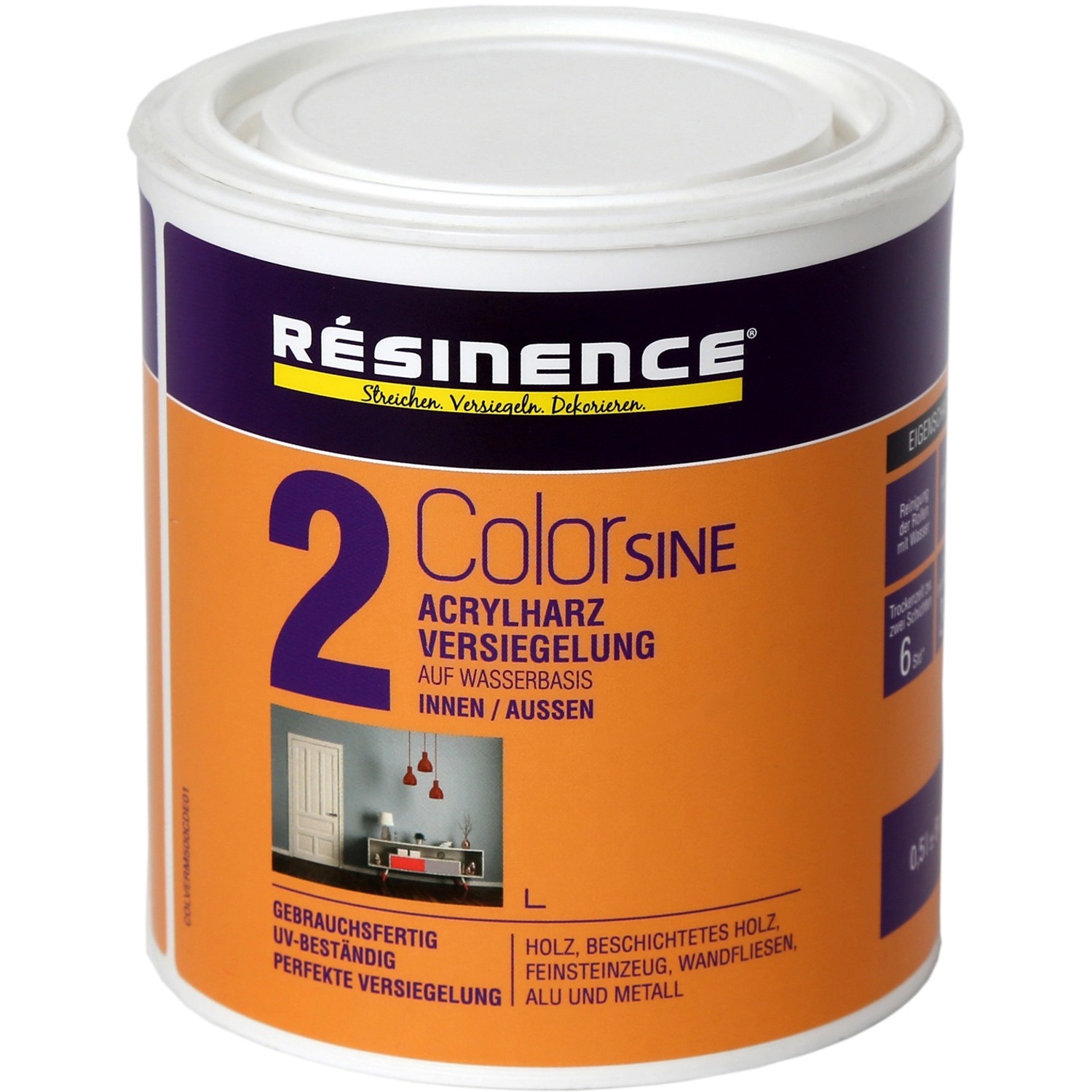 Resinence Colorsine Versiegelung seidenmatt 500 ml