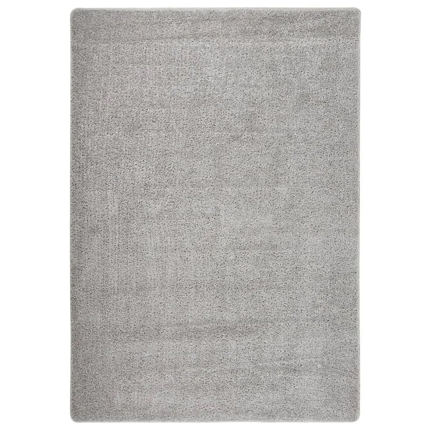vidaXL Shaggy-Teppich Helllgrau 160x230 cm Rutschfest 340385