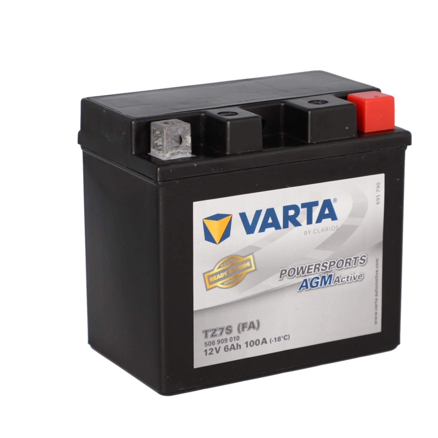 Varta MoBa Batterie 6 Ah Powersports Active AGM für Motorroller, Quads und Schneemobile.