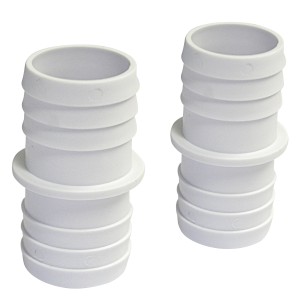 Steinbach Doppelschlauchtüllen, Ø 38 mm, 2er-Pack, für Pool-Installationen.