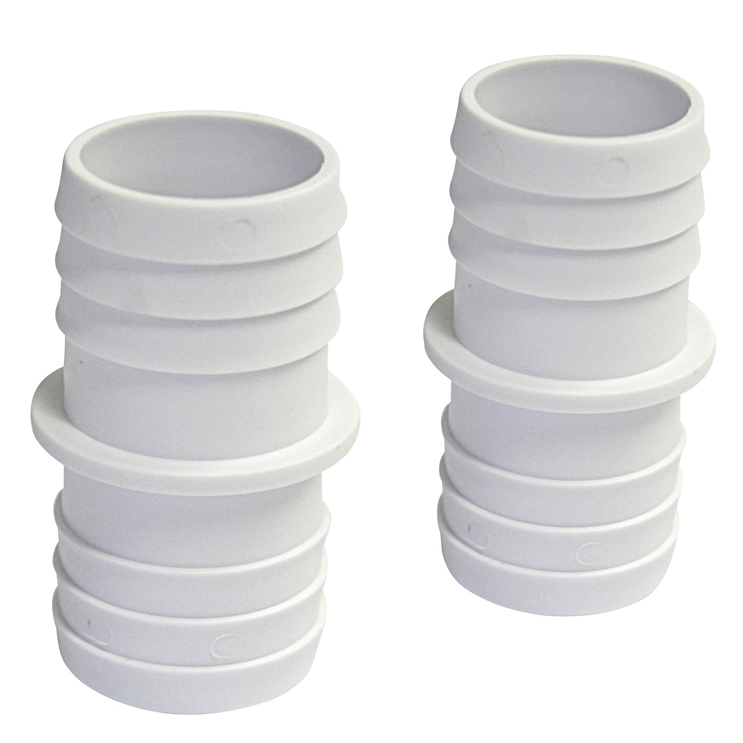 Steinbach Doppelschlauchtüllen, Ø 38 mm, 2er-Pack, für Pool-Installationen.