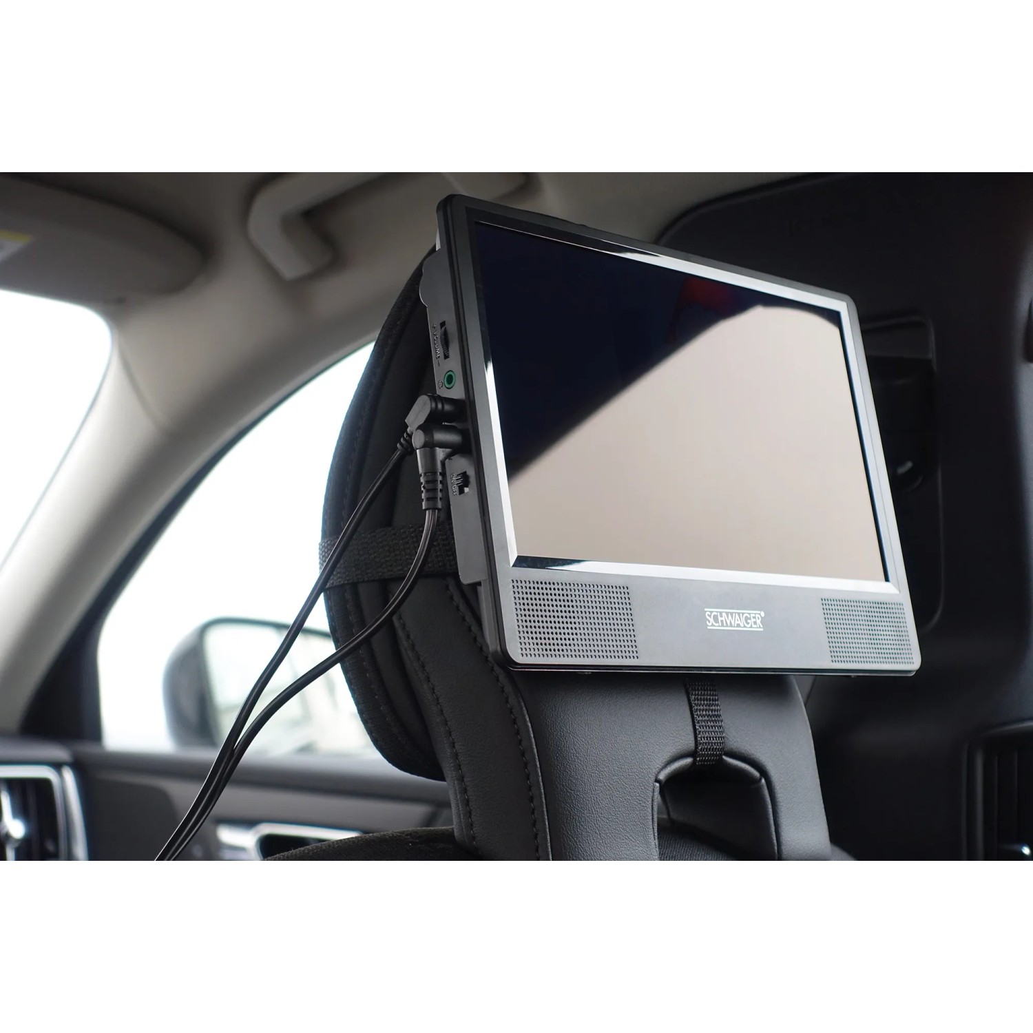 Schwaiger Monitor-Set für Auto, 2 Bildschirme zur Rücksitzmontage für Entertainment unterwegs.