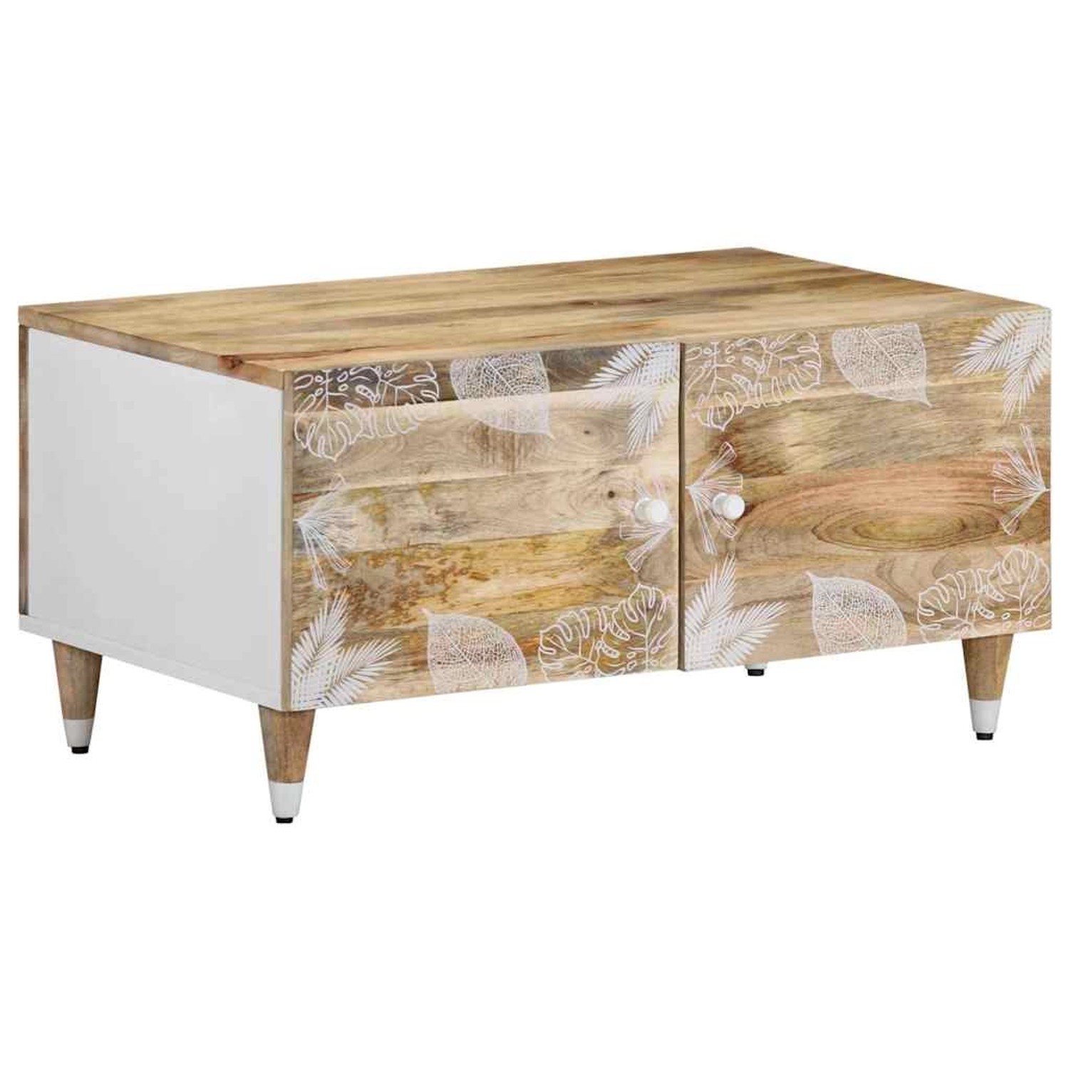 vidaXL Couchtisch 80x50x40 cm Massivholz Mango 4018669 günstig online kaufen