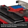 Einhell TE-TC 18/115 Li Solo Akku-Fliesenschneider mit Winkelskala und Diamanttrennscheibe.