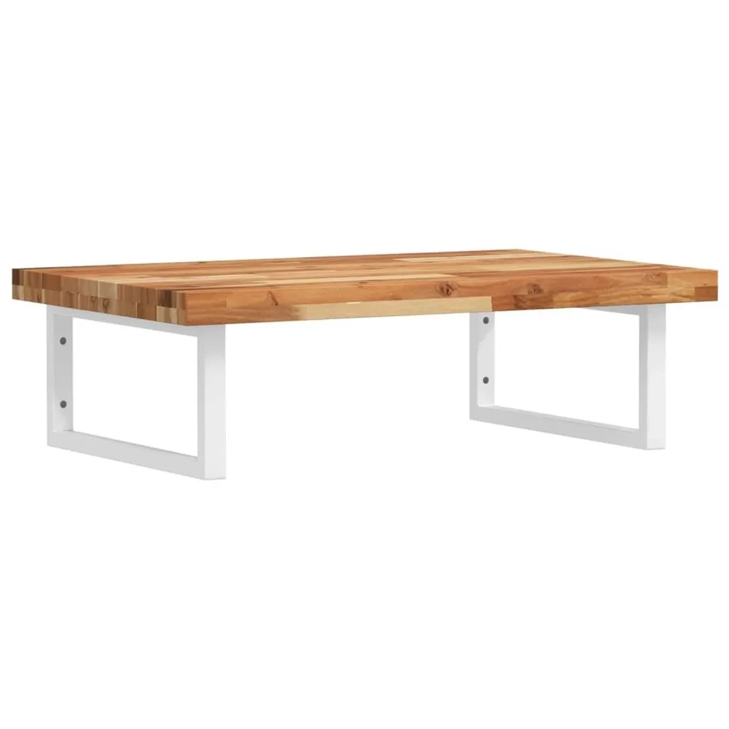 vidaXL Waschbeckenregal Wandmontage Stahl und Akazienholz 3302848