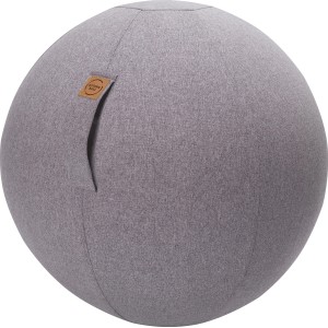 Grauer Sitting Ball Hocker Felt 150 l, ideal zum Sitzen und Entspannen. Mit praktischer Seitentasche.