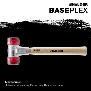 Halder Baseplex Schonhammer Ø 25 mm Celluloseacetat mit Zindruckgussgehäuse