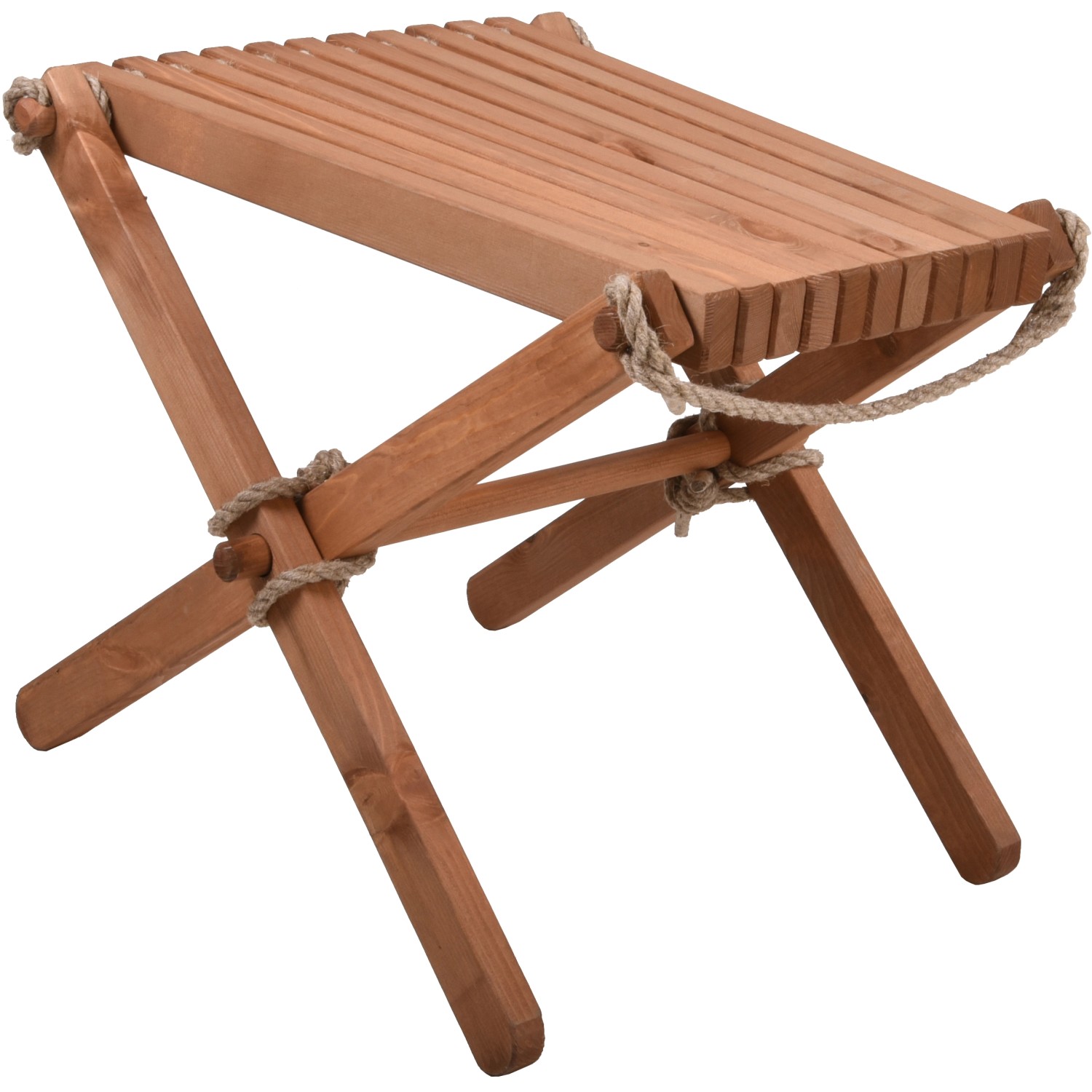 Garden Pleasure Hocker Falun 46 cm x 49 cm x 54 cm Braun FSC®