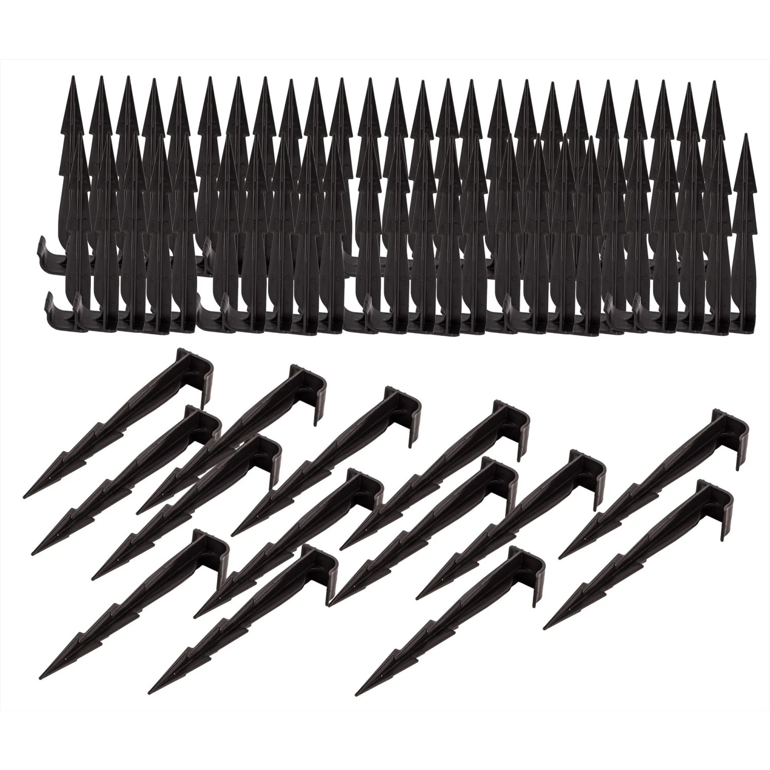 BigDean 100er Set Erdspieße Für Bewässerung 16 cm Mit 2 Widerhaken