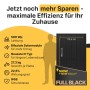 Solakon 500W Full Black Solarmodul: Bifaziales Glas-Glas N-Type Panel für Balkonkraftwerk & Dach.