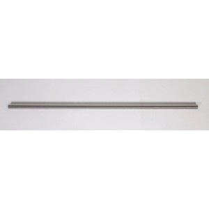 Edelstahl Handlauf V2A, 1500 mm lang, 40 mm Durchmesser, für Innen- und Außenbereich.