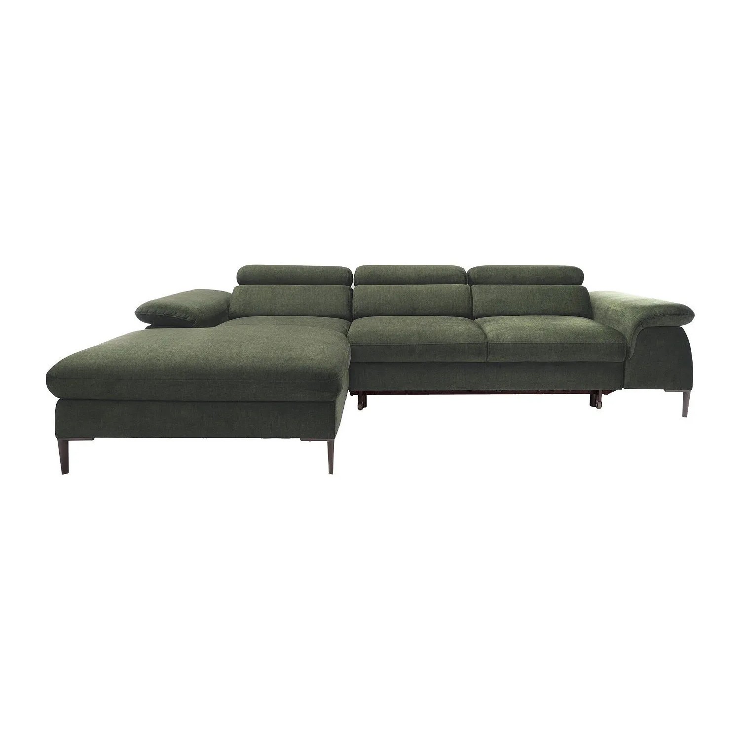 Vente-unique Schlafsofa Sepina Grün 288 cm