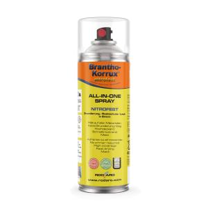 Brantho Korrux All in One 1K Nitrofest 400ml Sprühdose Schwarz Matt RAL9005