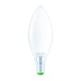 Matte Philips LED-Lampe E14 in Kerzenform, 2,3 W, 485 lm, 9,7x3,5 cm.