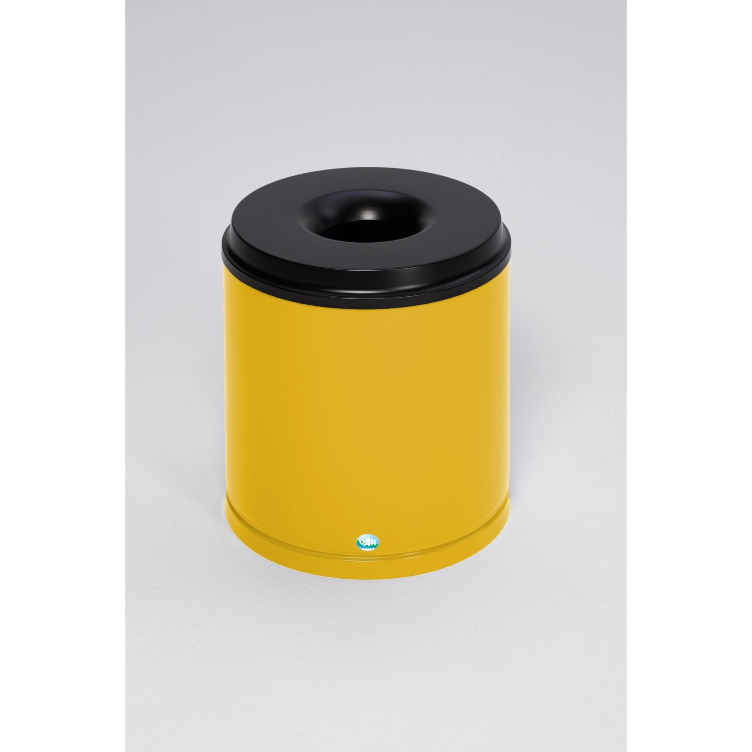 PROREGAL Selbstlöschender Papierkorb 30 Liter HxBxT 40 x 37 x 37 cm Verzink günstig online kaufen