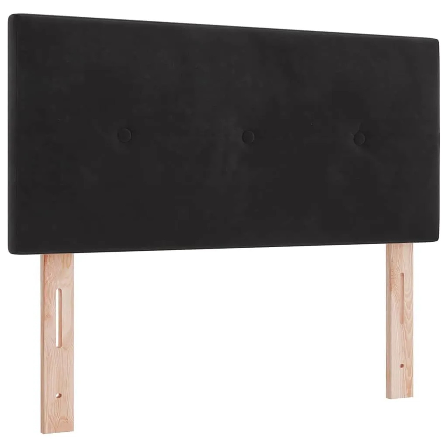 vidaXL Kopfteil mit Kopfteil Schwarz 90 cm Kunstleder 42007133