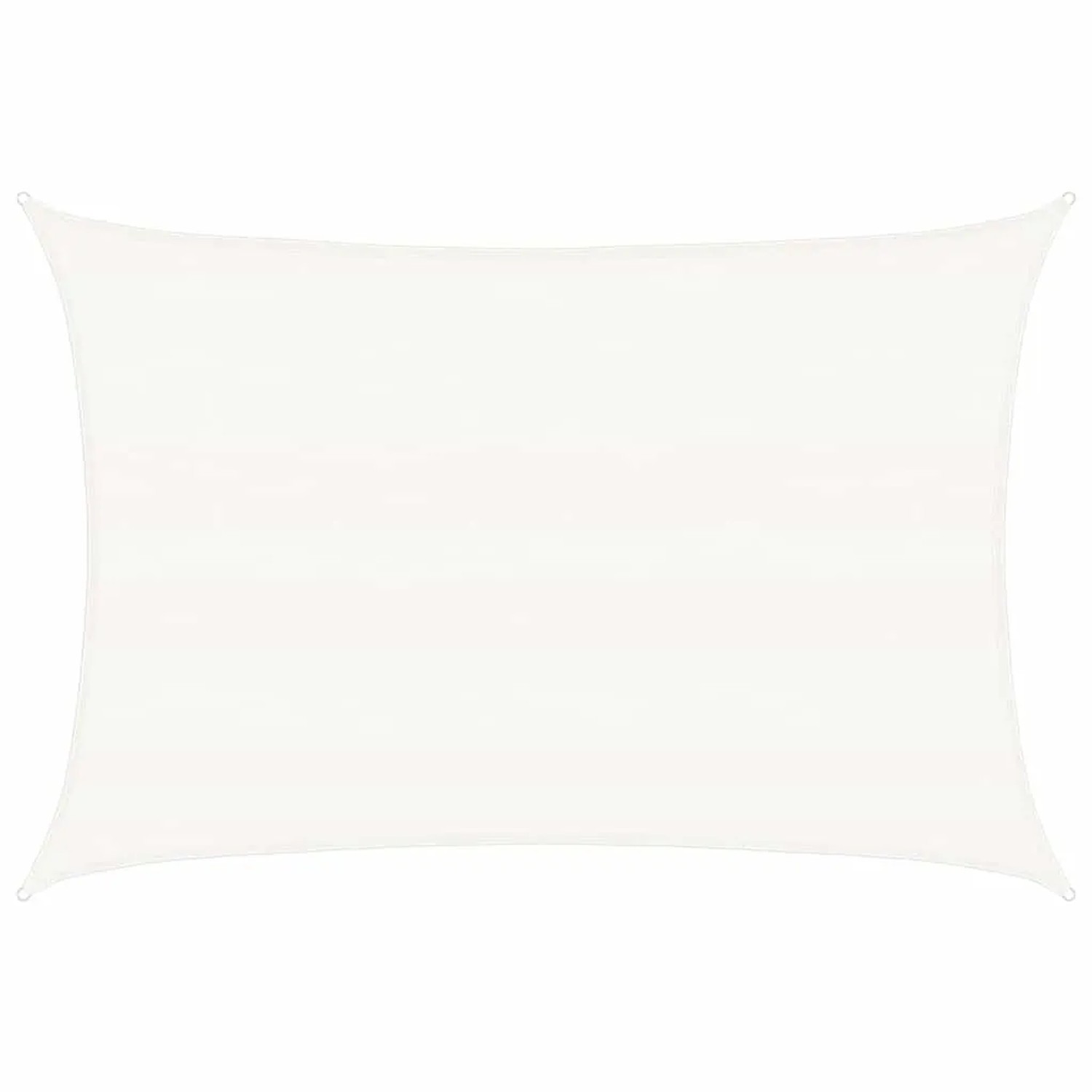 Furnicato Sonnensegel 160 G M² Weiß 5x7 M Hdpe