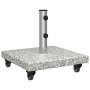 vidaXL Sonnenschirmständer Grau 45 x 45 x 45 cm Granit 42006584