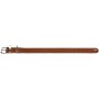 Cognacfarbenes Hunter Aalborg Special Hundehalsband aus Leder, Größe S, 40 cm.