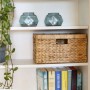 HMF 37249-S4 Aufbewahrungskorb Korb Wasserhyazinthe 4er Set Billy 35 x 25 x 20 cm_6