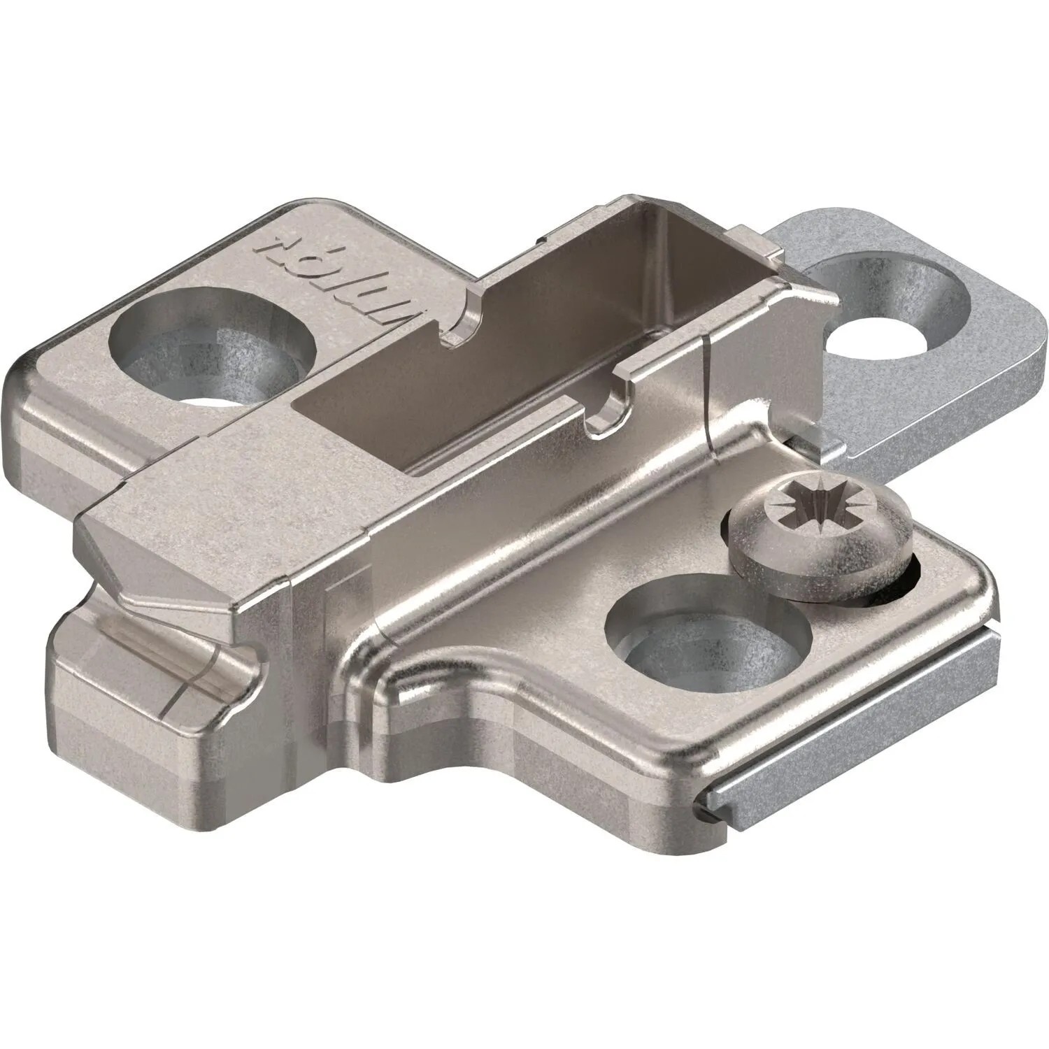 Blum Kreuzmontageplatte Clip Zink Systemschrauben Distanz 3 mm