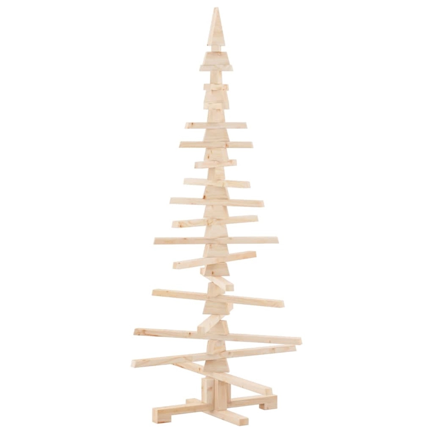 vidaXL Holz-Weihnachtsbaum zur Dekoration 150 cm Massivholz Kiefer 4103971