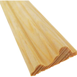 Profilleiste aus Kiefernholz, 29x11x900 mm, für individuelle Raumgestaltung.