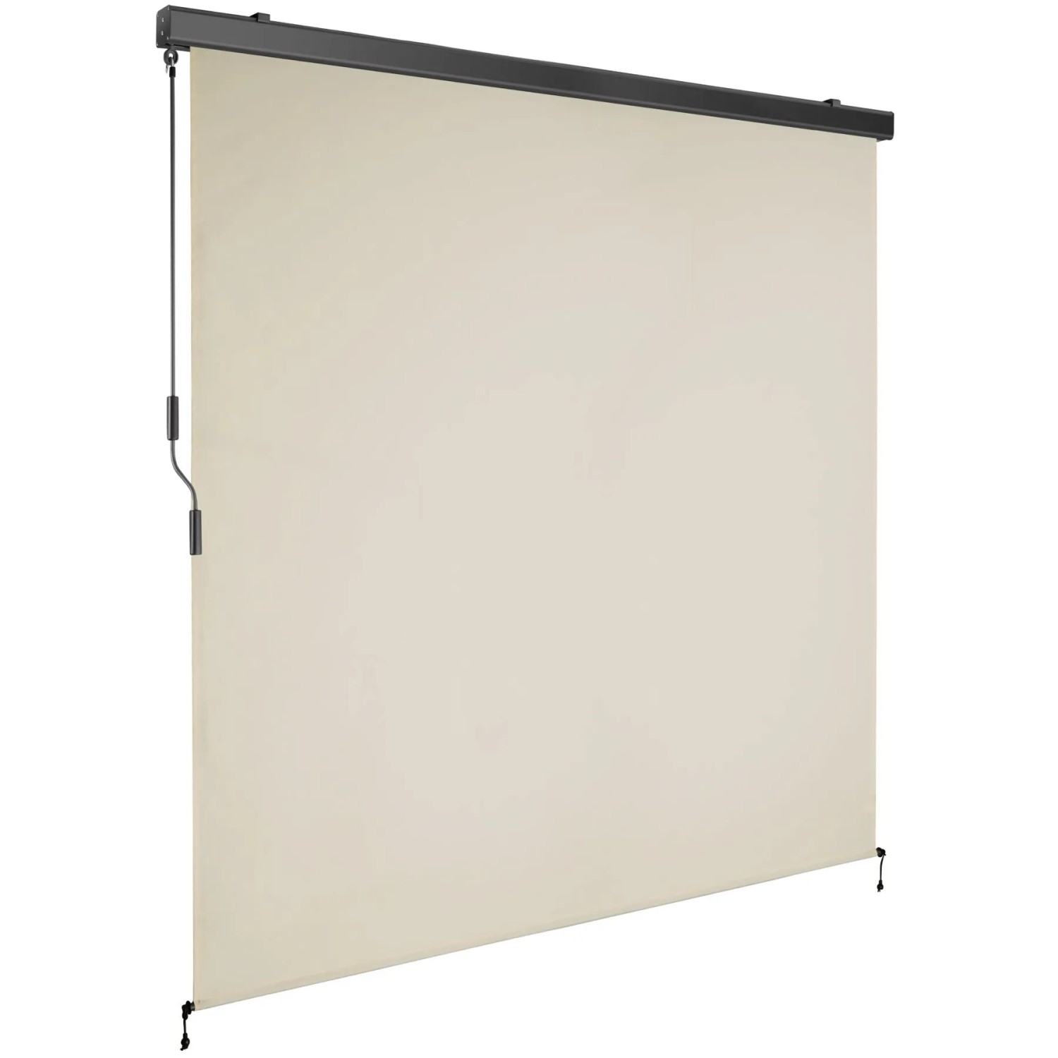 Tectake Senkrechtmarkise Eloise Verschiedene Größen Uv Beständig und Wasserabweisend 180 x 250 cm 10 x 180 x 250 cm Beige