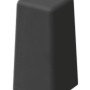 Schwarze Außenecke für Sockelleisten SL5018, Zubehör für Laminat & Parkett.