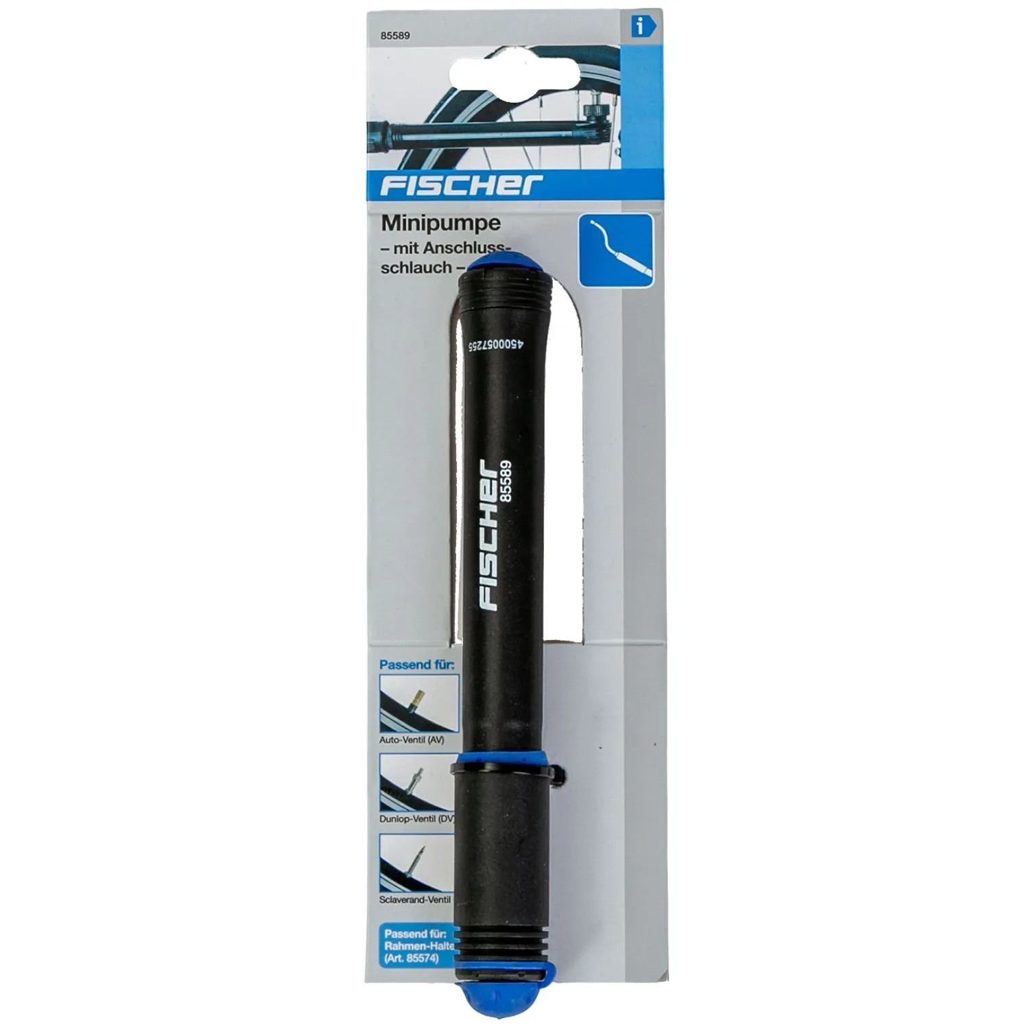 Fischer Mini-Pumpe Flex mit Anschlussschlauch