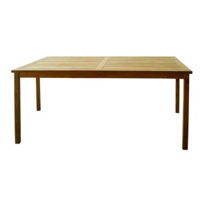 Lex Premium Teak Tisch Rechteckig Gartentisch Gartenmöbel Teakmöbel Holztisch 110 cm