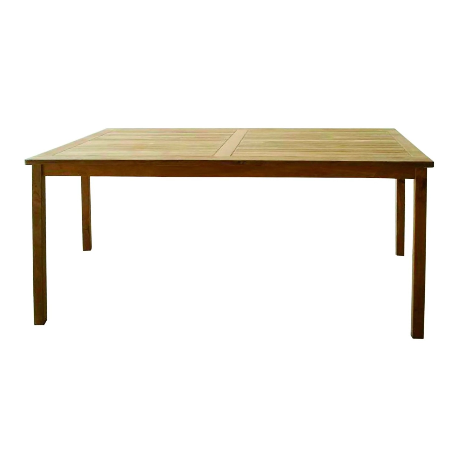 Lex Premium Teak Tisch Rechteckig Gartentisch Gartenmöbel Teakmöbel Holztisch 110 cm