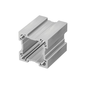 90° Verbinder für Easy Construct Pro 45x45 mm Systemprofil, silber.