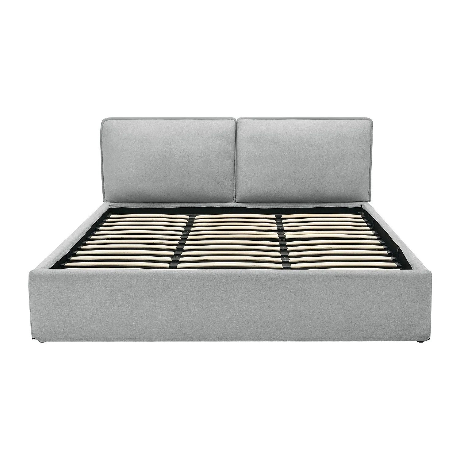 Vente-unique Bett Mit Bettkasten Tenese Hellgrau 193 cm