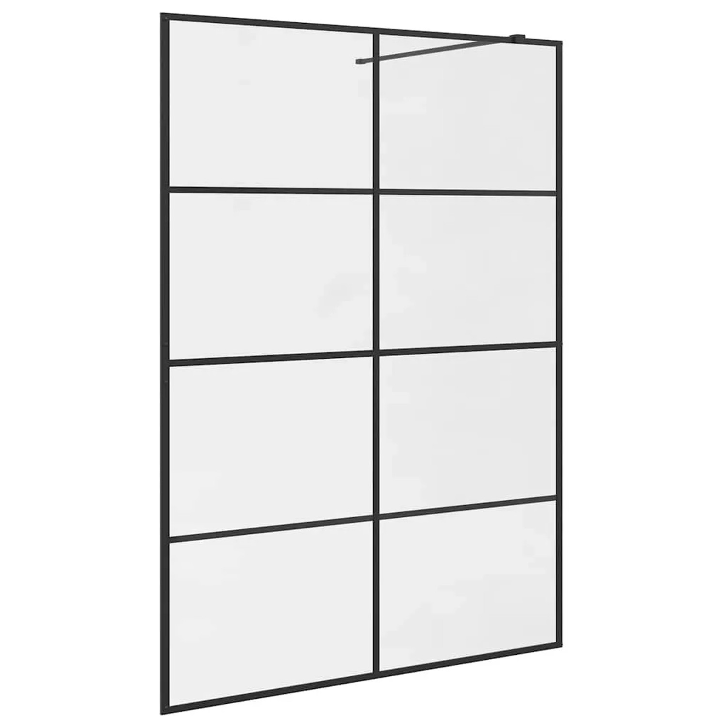 vidaXL Duschwand für Begehbare Dusche mit Klarem ESG-Glas 140x195 cm 151037