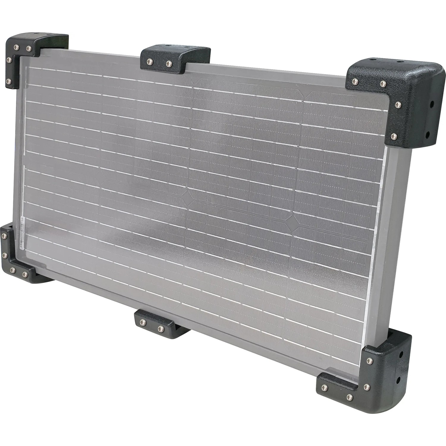 Schwaiger Wandmontage-Set, 6-teilig für Solaranlagen Panele mit Eck- und Seitenhalterungen.