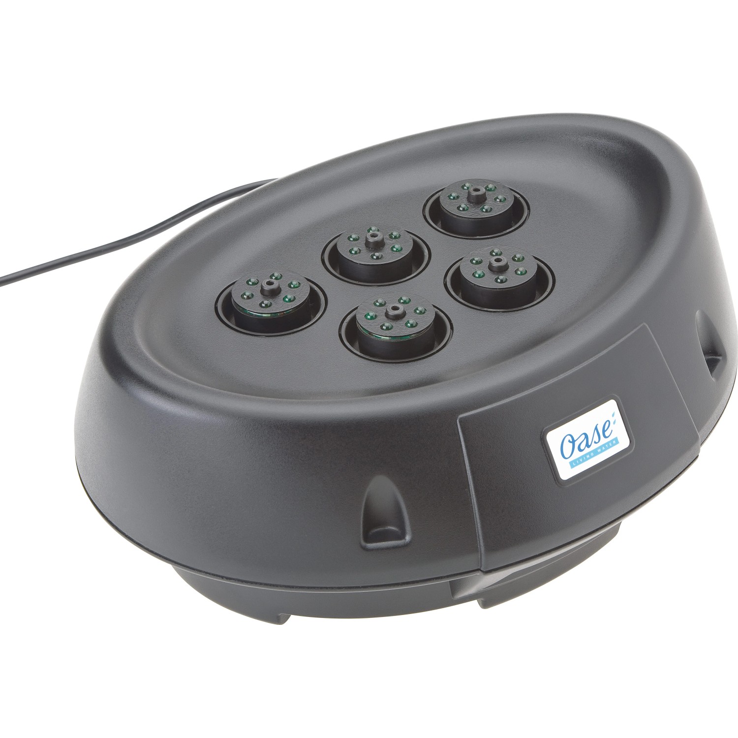 Oase Water Starlet Wasserspiel mit 5 Düsen und LED-Beleuchtung für Teiche.