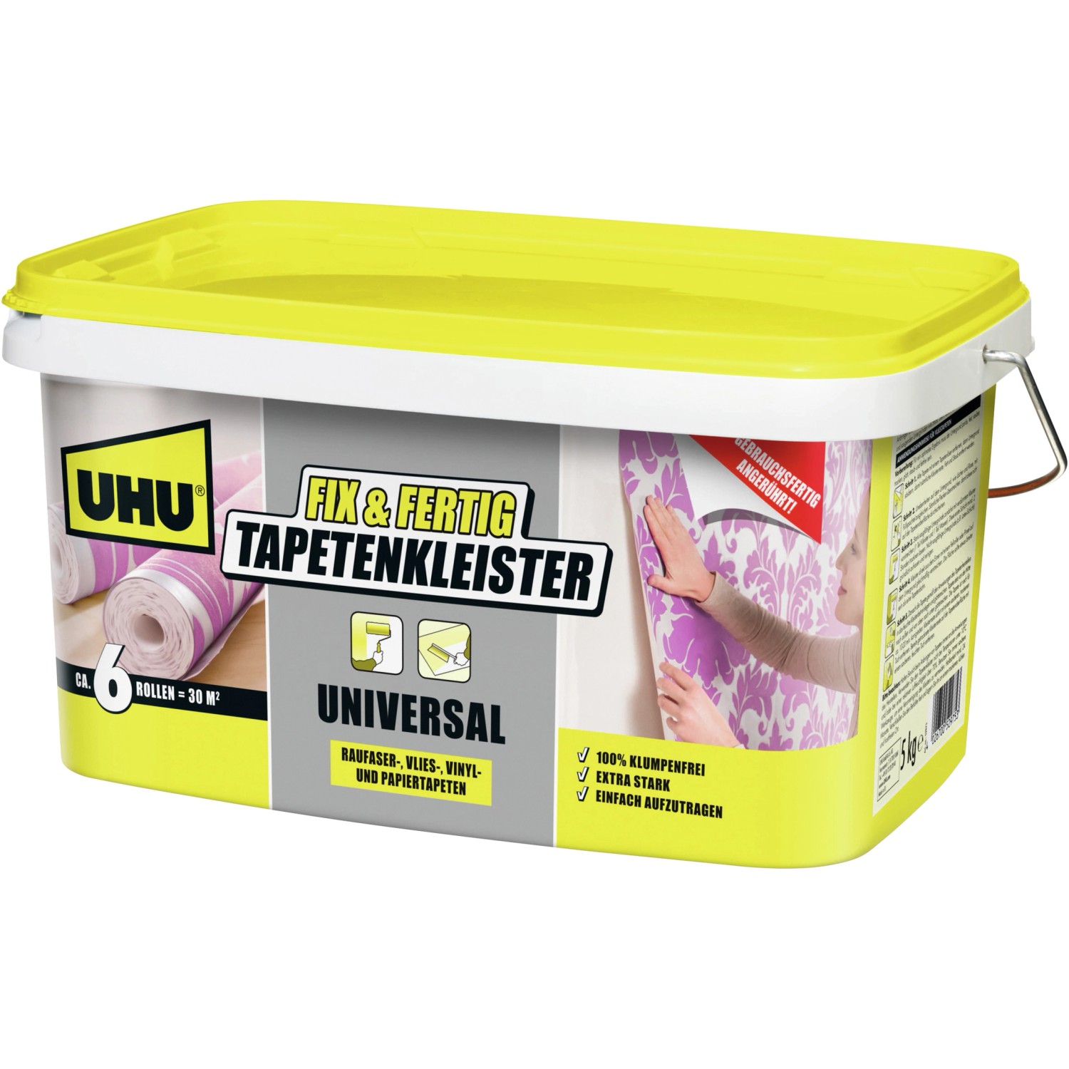 Uhu Tapetenkleister Fix & Fertig Universal 5 kg