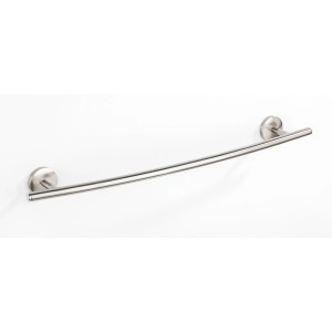 Wenko Handtuchstange Cuba, Zinkdruckguss, matt, 58cm. Wandmontierter Handtuchhalter für Bad und WC.