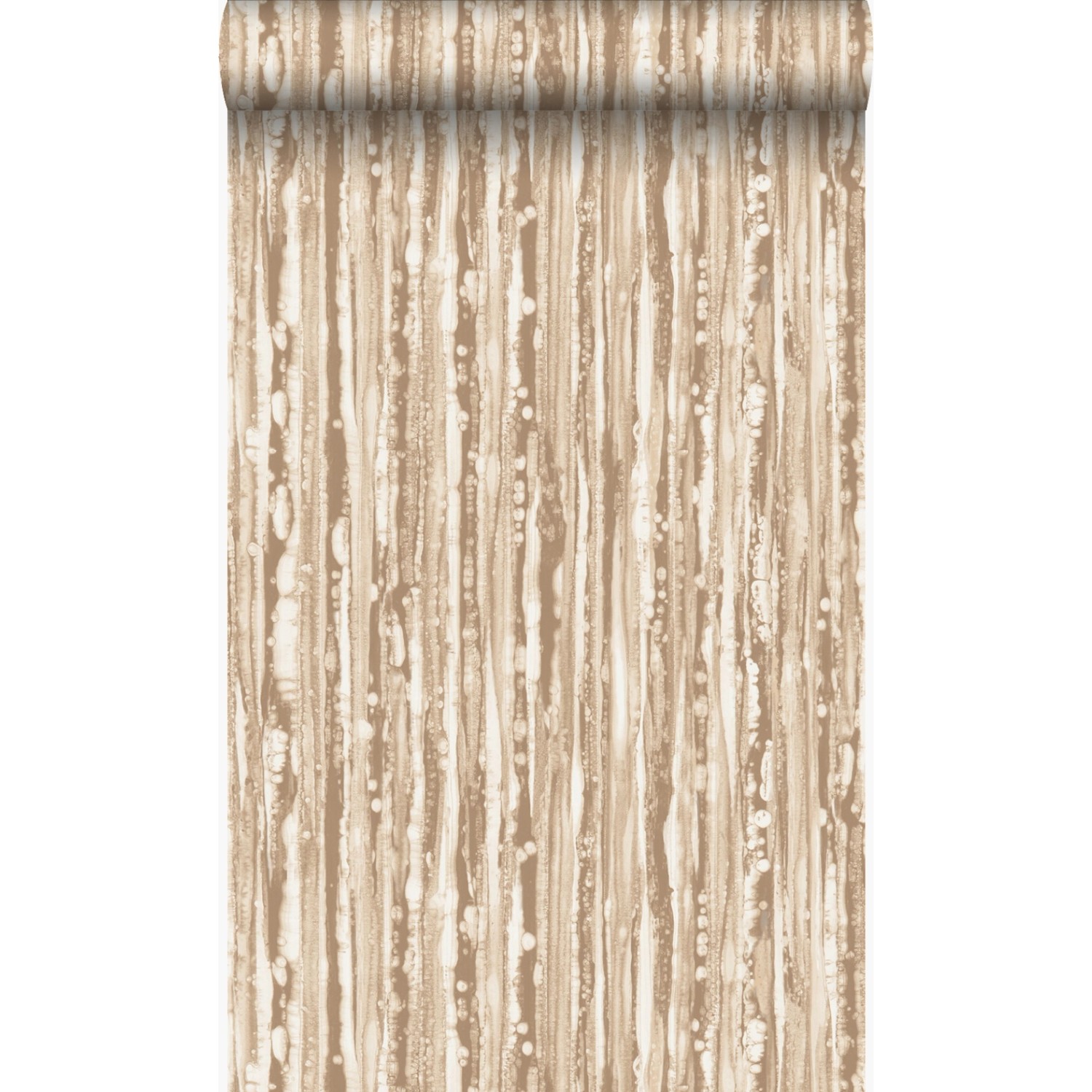 Origin Wallcoverings Tapete Streifen Bronze 53 cm x 10.05 m günstig online kaufen
