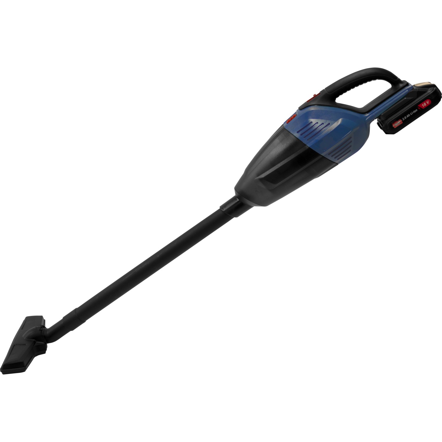 Güde Akku-Handstaubsauger HSS 18-201-05 mit Saugrohr und Düse.