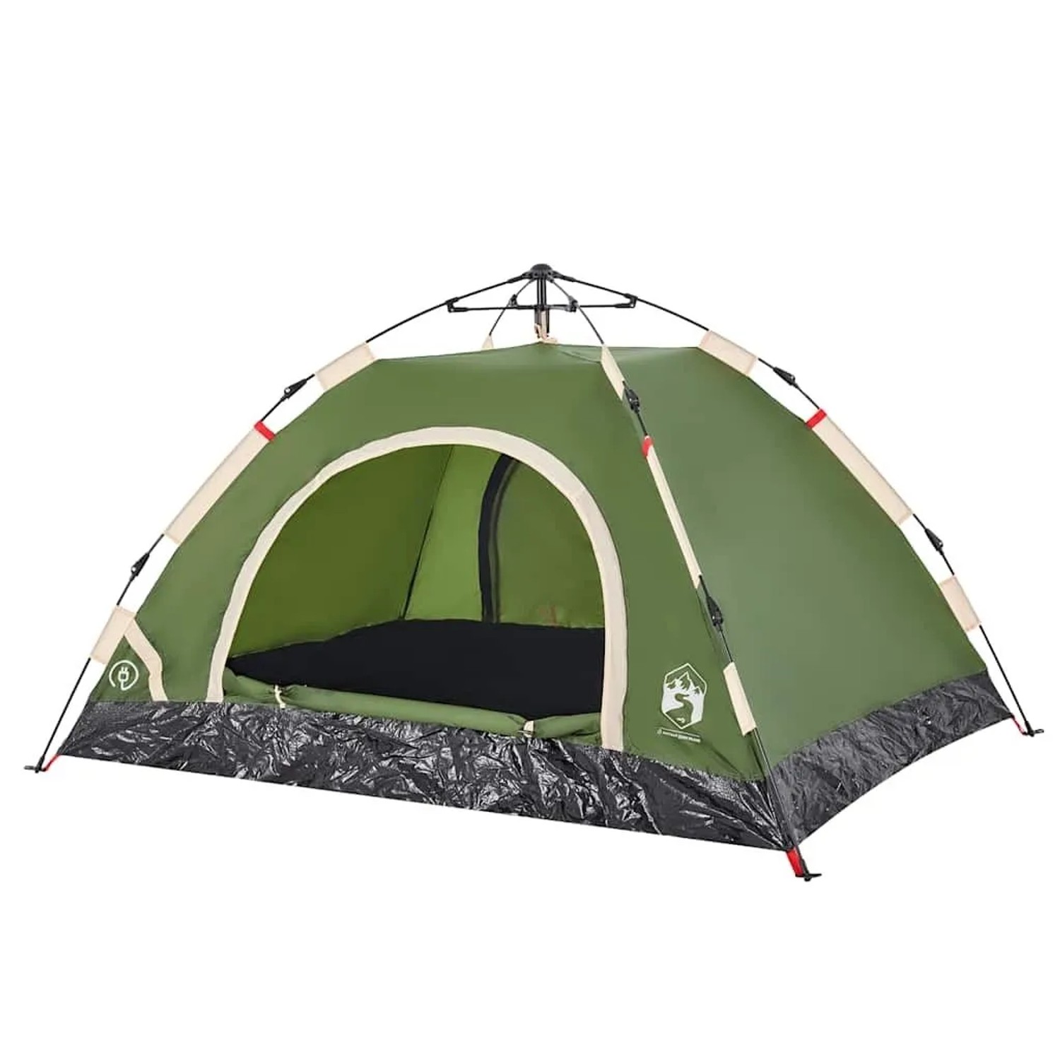 vidaXL Campingzelt 2 Personen Grün Quick Release 4004161 günstig online kaufen