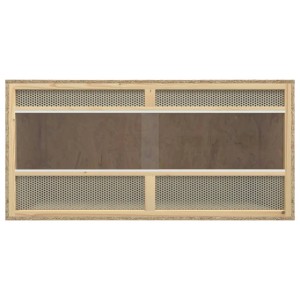 vidaXL Terrarium aus Holzwerkstoff, 100x47x47 cm, für Reptilien und kleine Tiere.