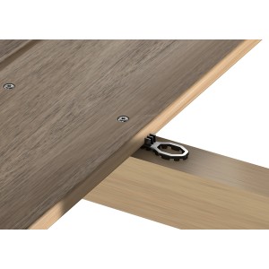 GS Terrassen Abstandshalter (4 mm) zwischen Holzdielen für gleichmäßigen Fugenabstand.