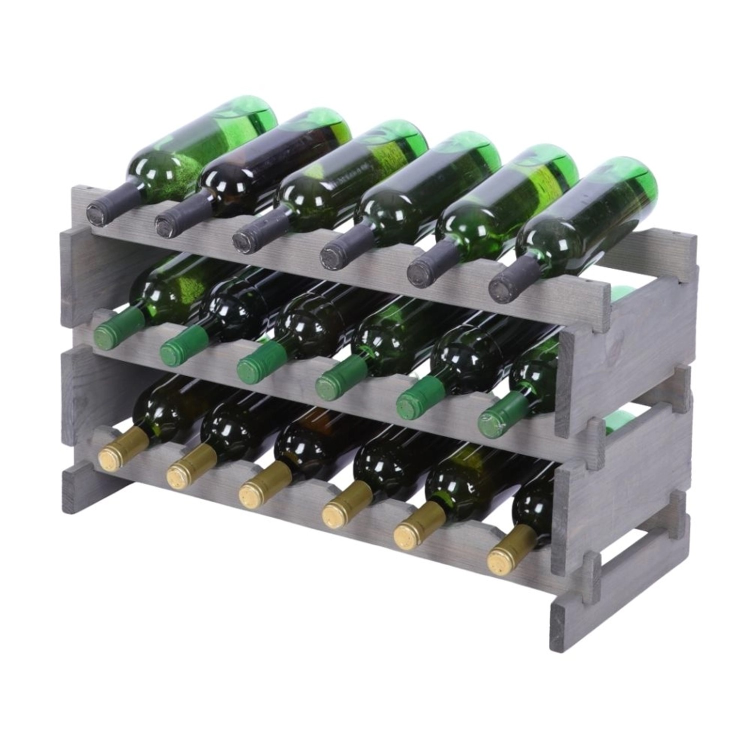 PROREGAL Weinregal VINOTECA FLEX PRO HxBxT 37x65x28cm 18 Flaschen Auf 3 Fbe günstig online kaufen