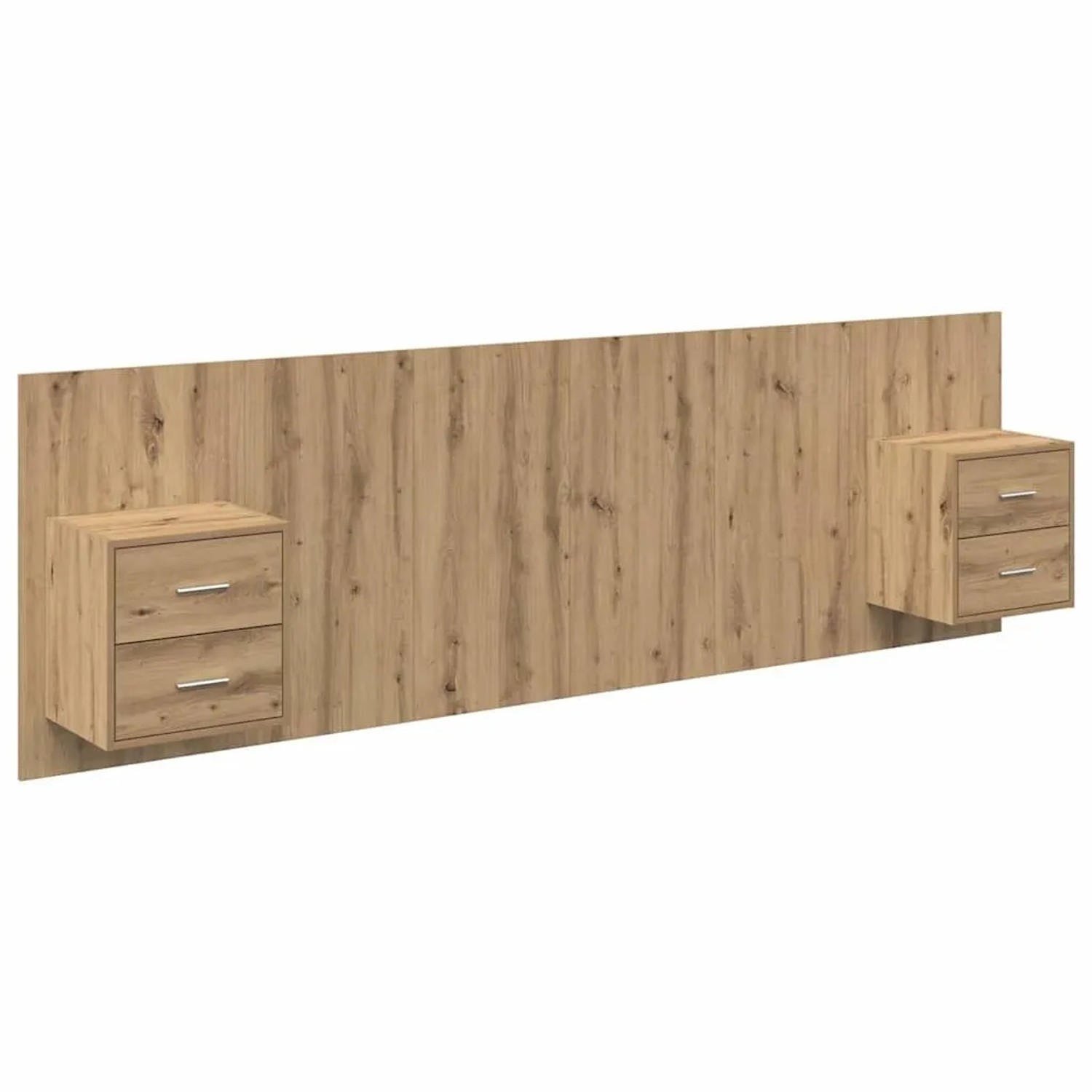 vidaXL Kopfteil mit Schrank 3 Stk Artisan-Eiche Holzwerkstoff 3416032