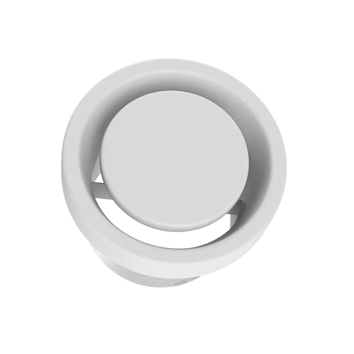 Heatpex Abluft Tellerventil 125 mm Stahl Weiß für ARIA CONNECT ATC 1
