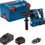 Bosch Professional Akku-Bohrhammer GBH 18 V-28 CF mit Akkus, Ladegerät und L-Boxx.